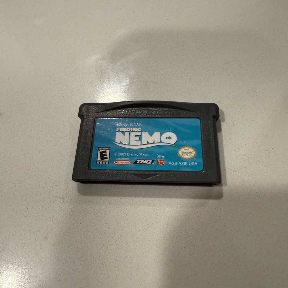 Nintendo GameCube Finding Nemo Game - Black and Blue